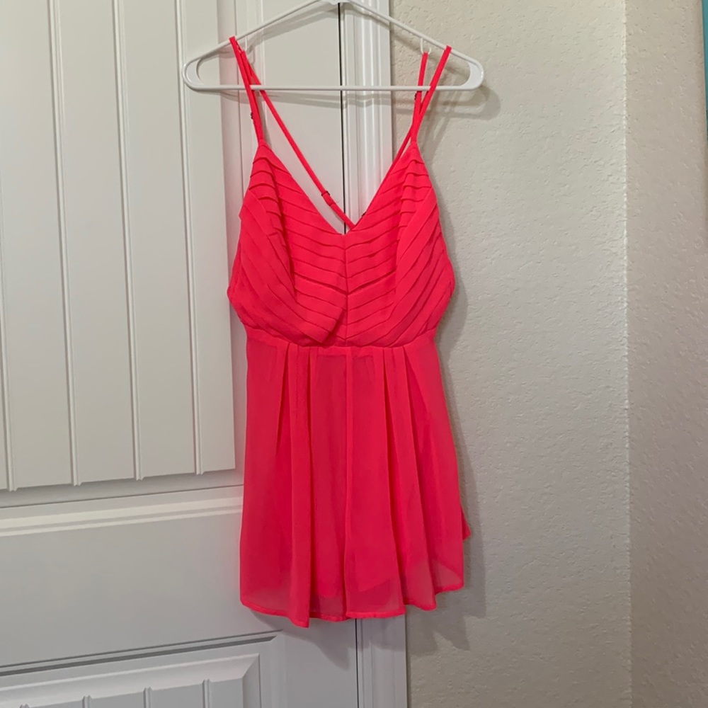 The Clothing Company Hot Pink Romper (size small)